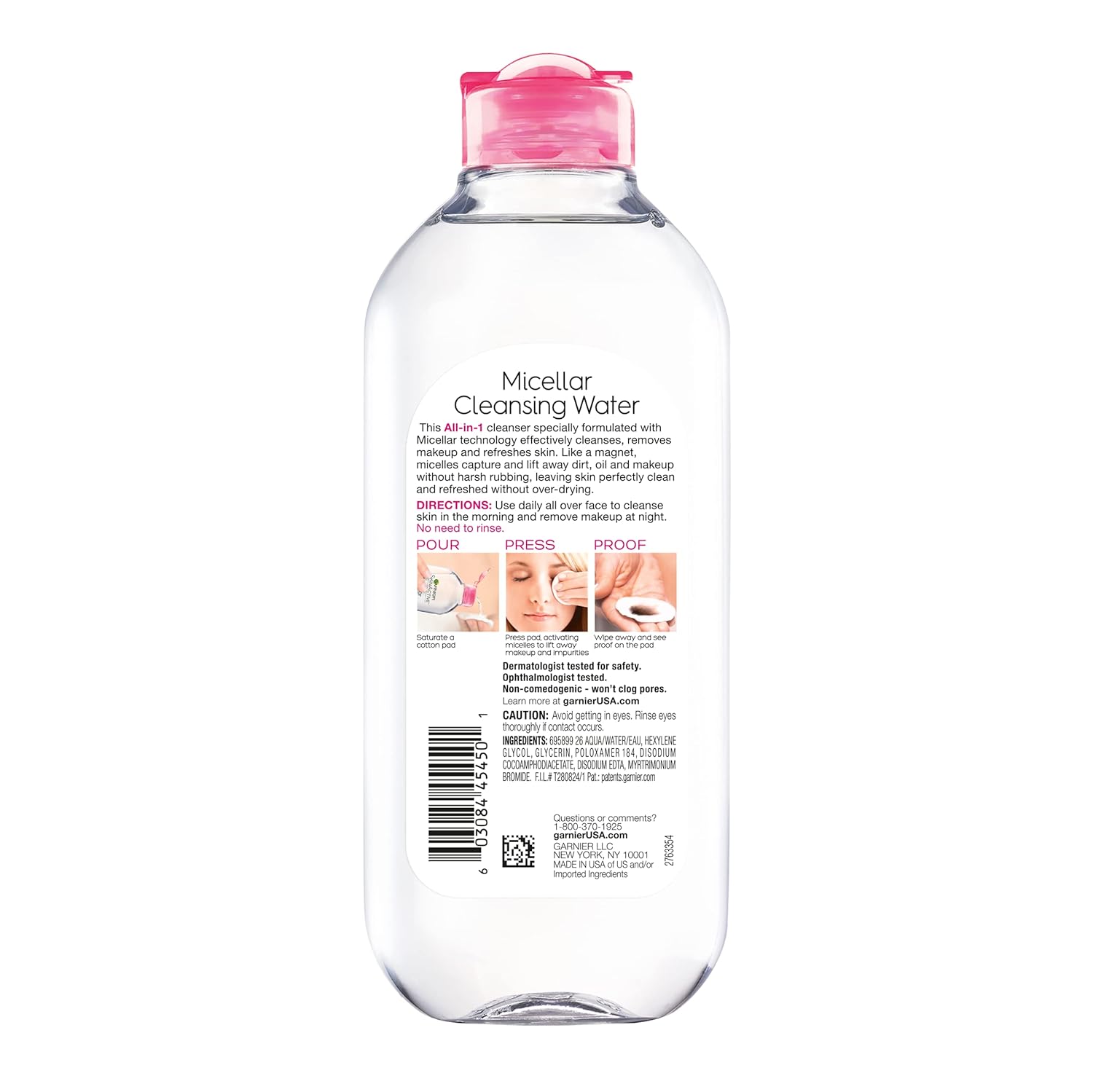 Garnier Micellar Water, Hydrating Facial Cleanser & Makeup Remover