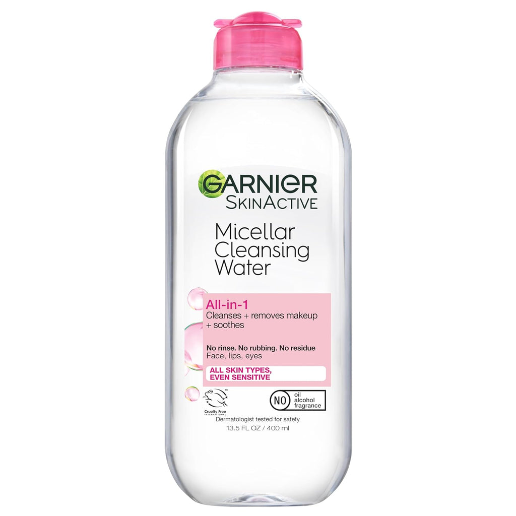 Garnier Micellar Water, Hydrating Facial Cleanser & Makeup Remover