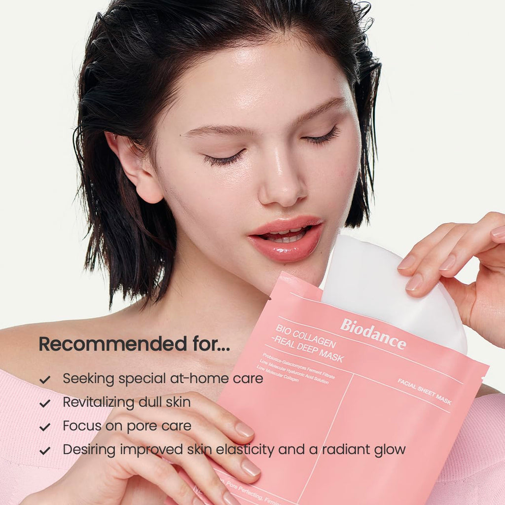 BIODANCE Bio-Collagen Real Deep Mask, Hydrating Overnight Hydrogel Mask