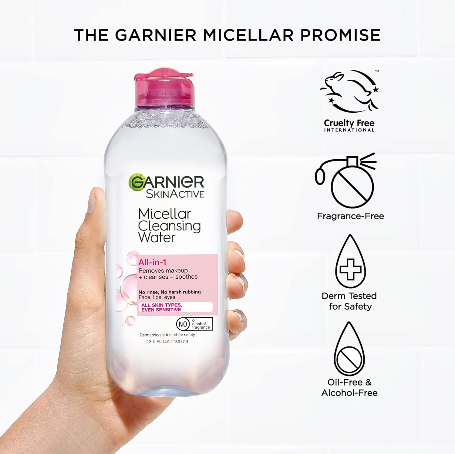 Garnier Micellar Water, Hydrating Facial Cleanser & Makeup Remover