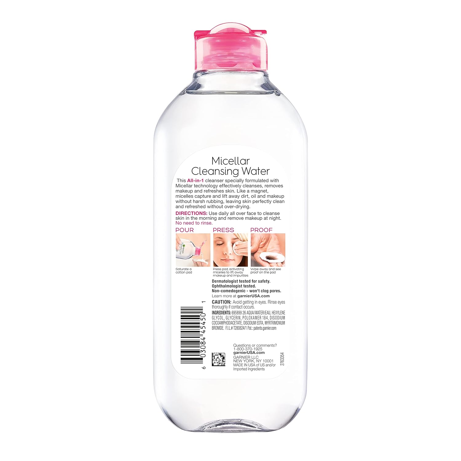 Garnier Micellar Water, Hydrating Facial Cleanser & Makeup Remover